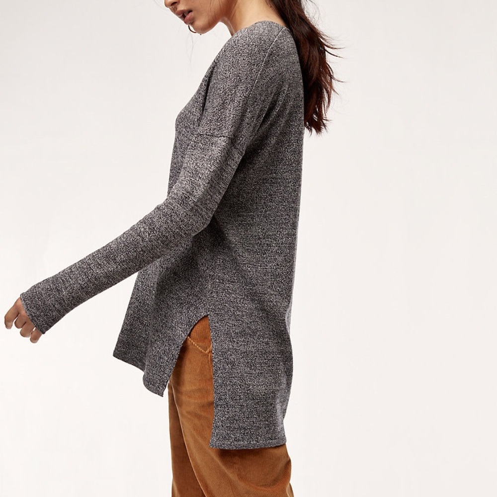 Babaton Erin Sweater in heather grey